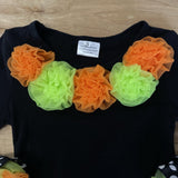 Deluxe Halloween Ruffle Dot Pom Shirt (Fall 2021071016)