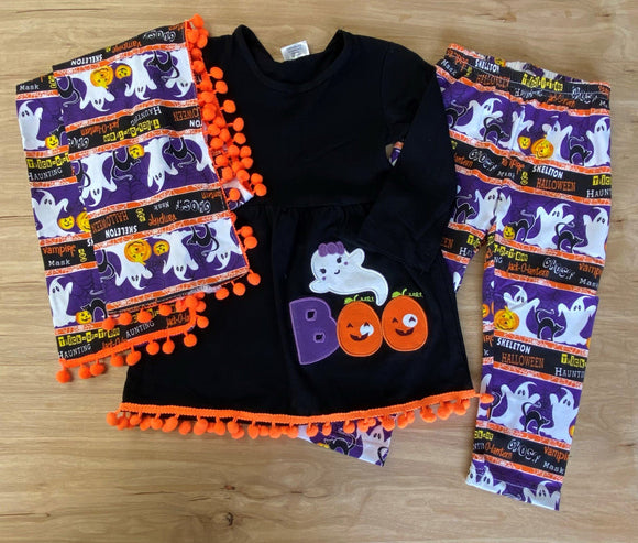 Little Boo Cutie Pom Ghosty Scarf Outfit (Fall 20210710182)