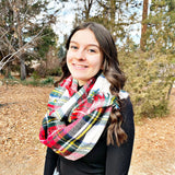 Plaid Infinity Scarves