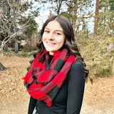 Plaid Infinity Scarves