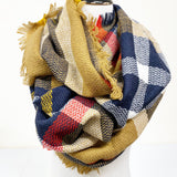 Plaid Infinity Scarves