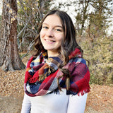 Plaid Infinity Scarves