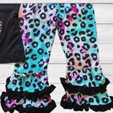 Psychedelic Leopard Pumpkin Applique Outfit (Fall 2021071117)-sparkledots-sparkledots