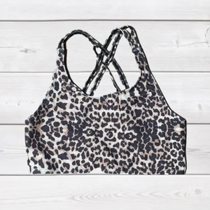 Animal Print Tween Sports Bras-sparkledots-sparkledots