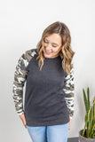 Camo Sleeve Pullover