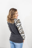 Camo Sleeve Pullover