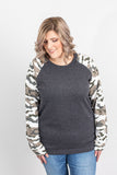 Camo Sleeve Pullover