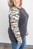 Camo Sleeve Pullover