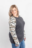 Camo Sleeve Pullover