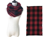 Plaid Infinity Scarves