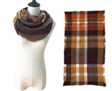 Plaid Infinity Scarves