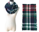 Plaid Infinity Scarves