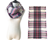 Plaid Infinity Scarves