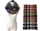 Plaid Infinity Scarves