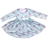 Cartwheeling Cows ComfyCute Twirly Dress-sparkledots-sparkledots