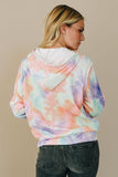 Tie-dye Pocket Zip Up Hoodie