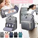 Diaper Bag Backpack with Changing Bed Baby Crib Diaper Bag Sleeping Bassinet Fashion Mom Shoulder Organizer Bag Travel Accessory