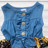 Denim Sunflower Dress