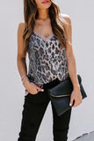 Sequin Leopard Print Tank Top