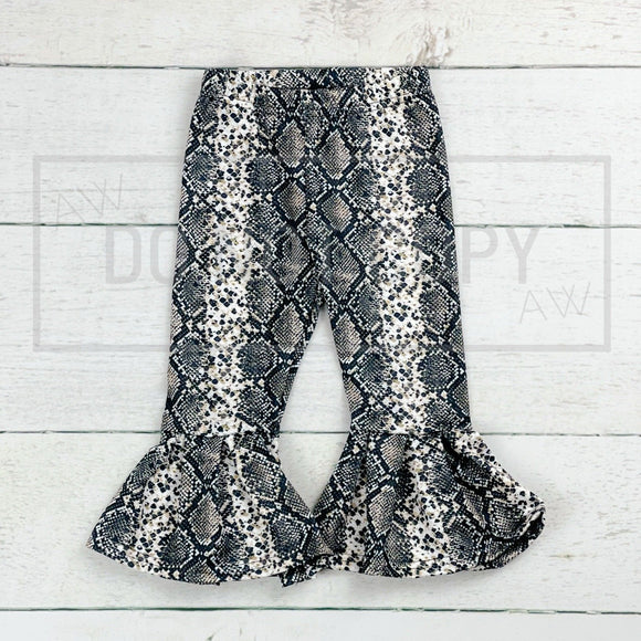 Snake Print Bell Bottoms