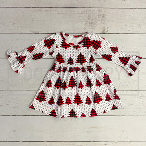 Buffalo Plaid Tree Dress