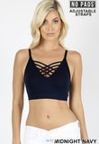 Front V-Lattice Bralette - Zenana