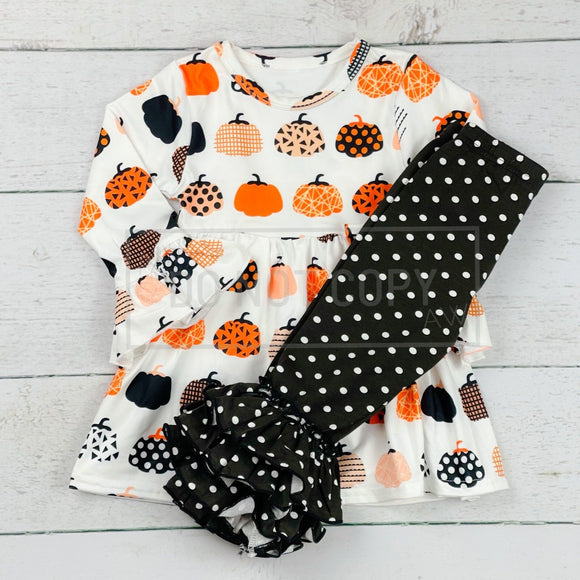 Pumpkin Dot Truffle Set