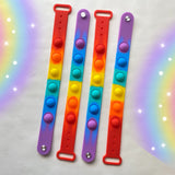 AP1001 Rainbow Fidget Pop Bracelets