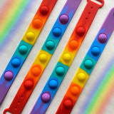 AP1001 Rainbow Fidget Pop Bracelets