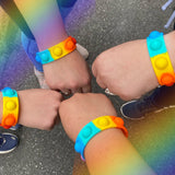 AP1001 Rainbow Fidget Pop Bracelets