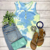 Addison Henley Tank - Seabreeze