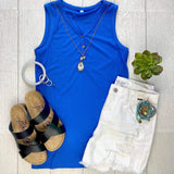 Addison Henley Tank - Blue