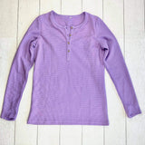 Harper Long Sleeve Henley - Lavender