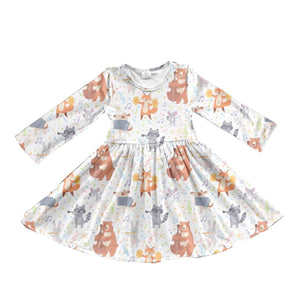 ComfyCute - Animal Orchestra Twirly Dress-sparkledots-sparkledots